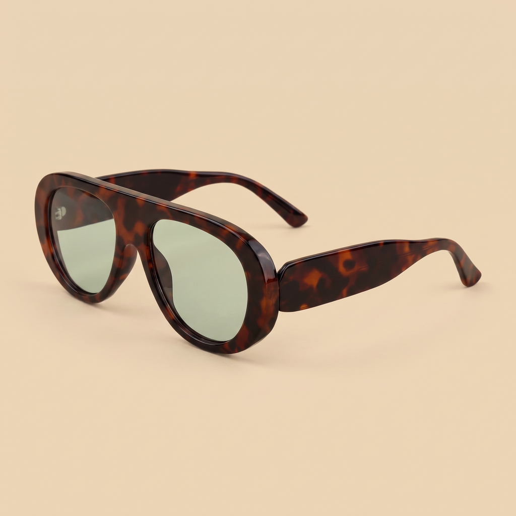 The Solène Riviera sunglasses, angled view